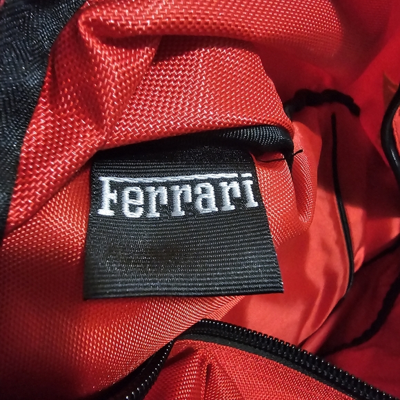 Y2k Ferrari Red Sling Bag for Men - Picture 10 of 11